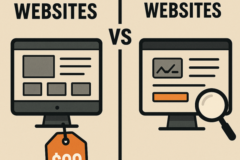 real seo branking vs cheap websites